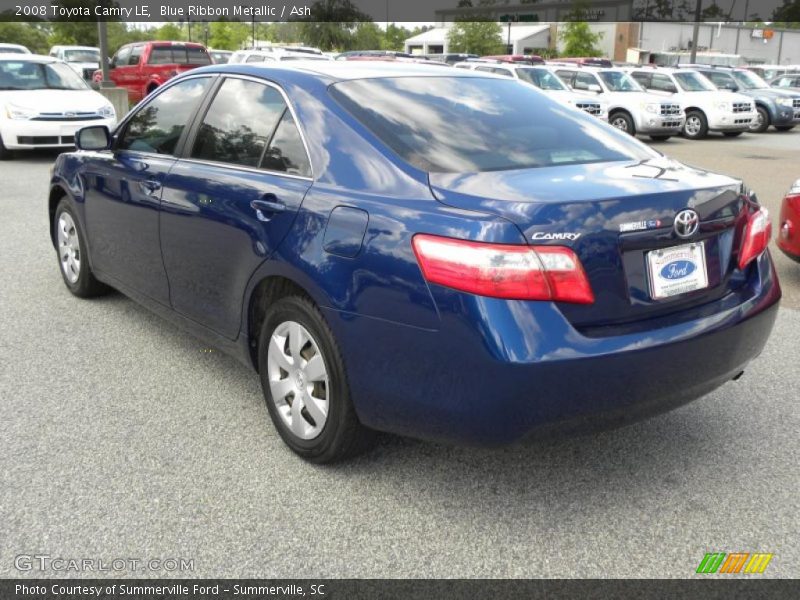Blue Ribbon Metallic / Ash 2008 Toyota Camry LE