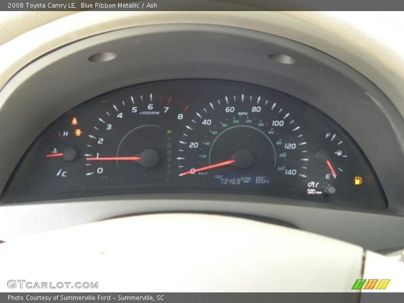 Blue Ribbon Metallic / Ash 2008 Toyota Camry LE