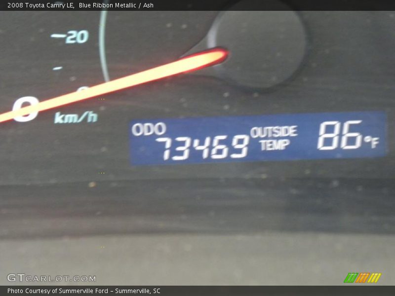 Blue Ribbon Metallic / Ash 2008 Toyota Camry LE