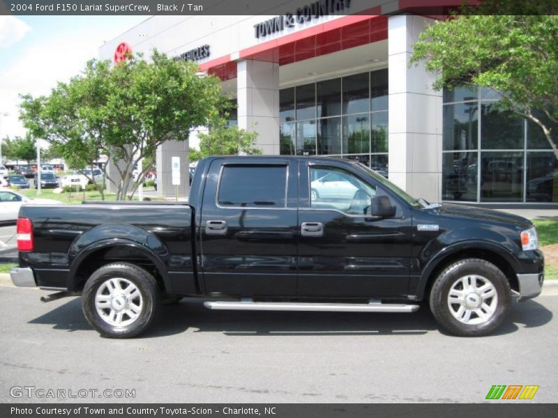 Black / Tan 2004 Ford F150 Lariat SuperCrew