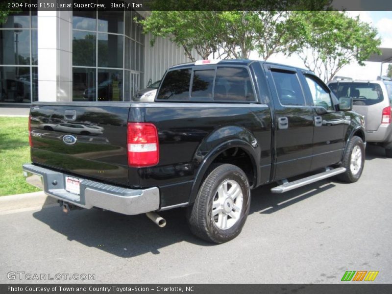 Black / Tan 2004 Ford F150 Lariat SuperCrew