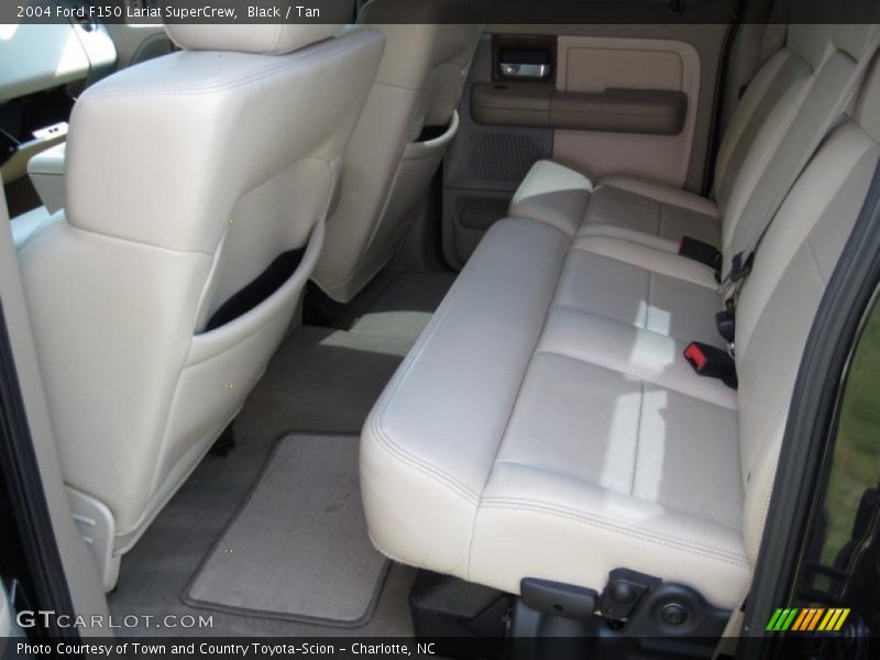 Black / Tan 2004 Ford F150 Lariat SuperCrew