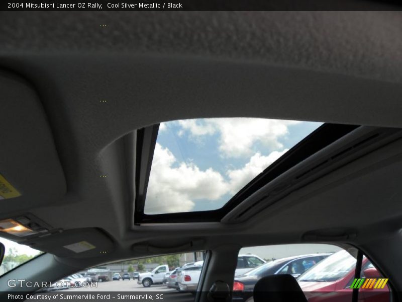 Cool Silver Metallic / Black 2004 Mitsubishi Lancer OZ Rally