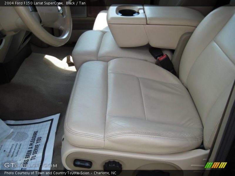 Black / Tan 2004 Ford F150 Lariat SuperCrew