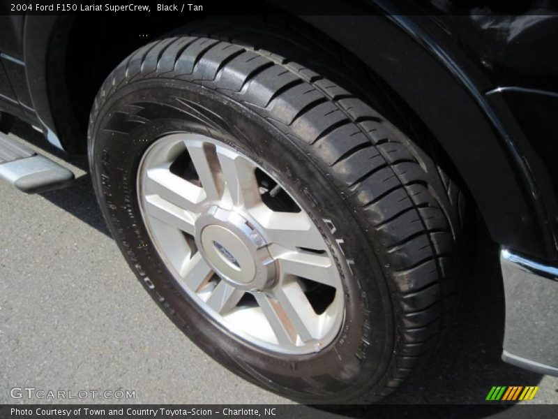 Black / Tan 2004 Ford F150 Lariat SuperCrew