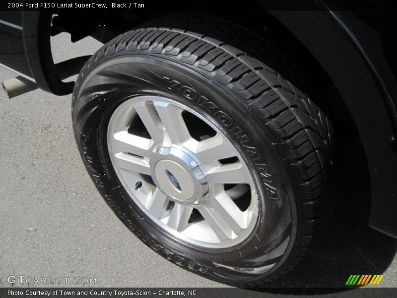Black / Tan 2004 Ford F150 Lariat SuperCrew