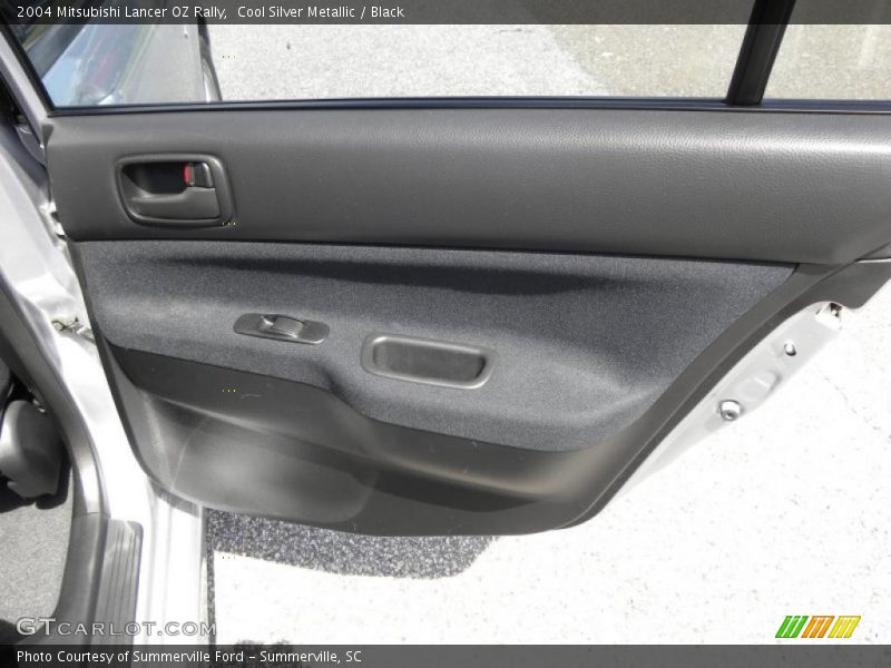 Cool Silver Metallic / Black 2004 Mitsubishi Lancer OZ Rally