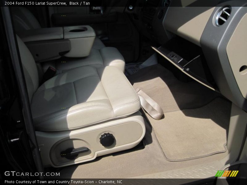 Black / Tan 2004 Ford F150 Lariat SuperCrew