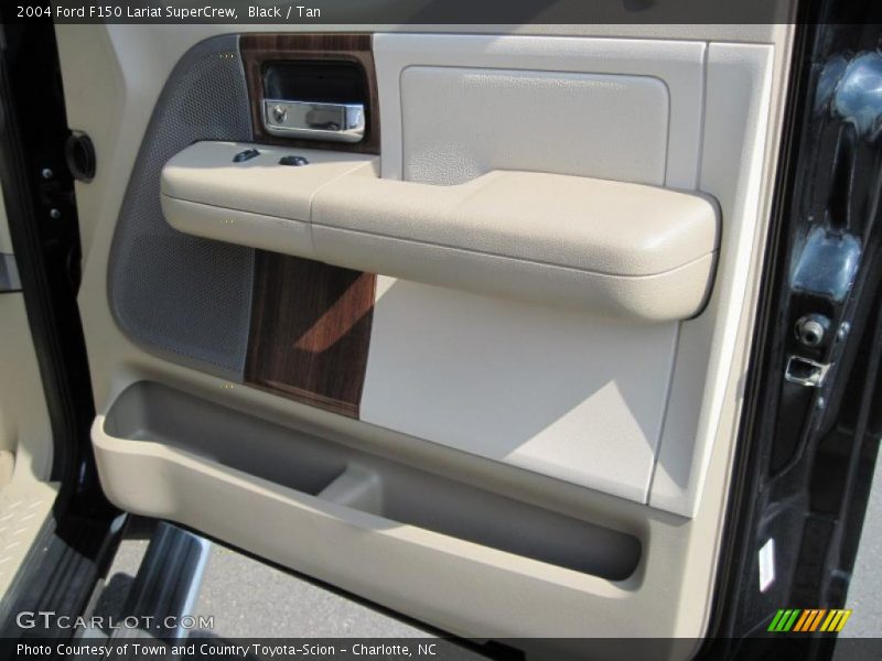 Black / Tan 2004 Ford F150 Lariat SuperCrew
