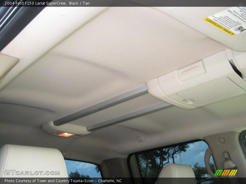 Black / Tan 2004 Ford F150 Lariat SuperCrew