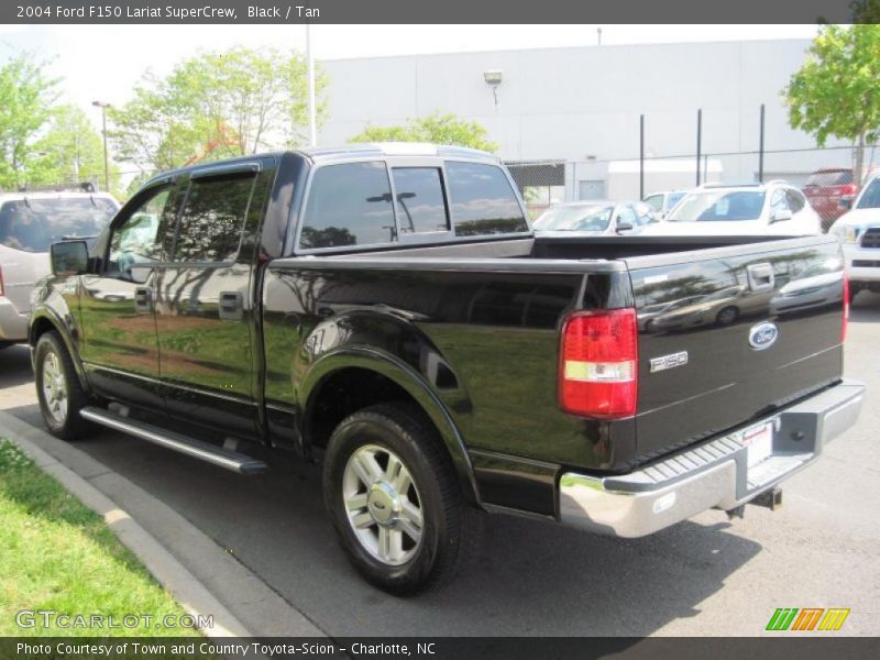Black / Tan 2004 Ford F150 Lariat SuperCrew