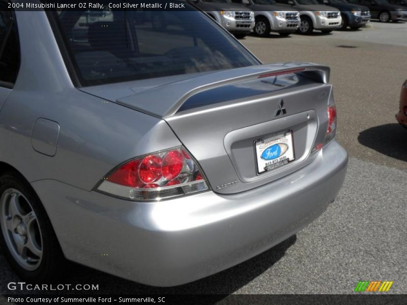 Cool Silver Metallic / Black 2004 Mitsubishi Lancer OZ Rally