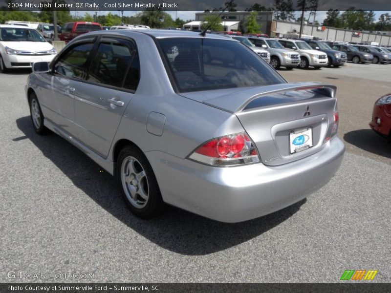 Cool Silver Metallic / Black 2004 Mitsubishi Lancer OZ Rally