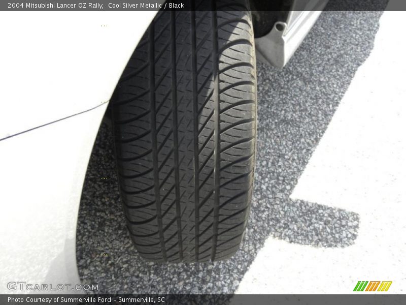 Cool Silver Metallic / Black 2004 Mitsubishi Lancer OZ Rally