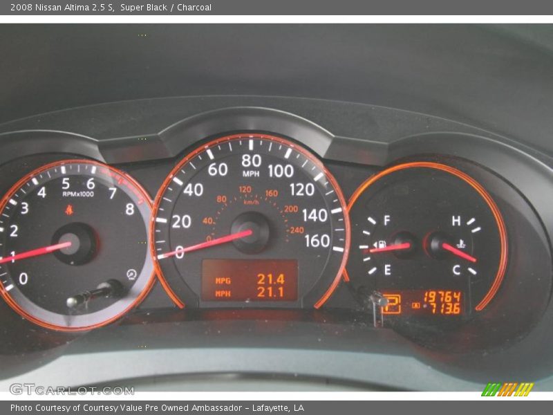 Super Black / Charcoal 2008 Nissan Altima 2.5 S