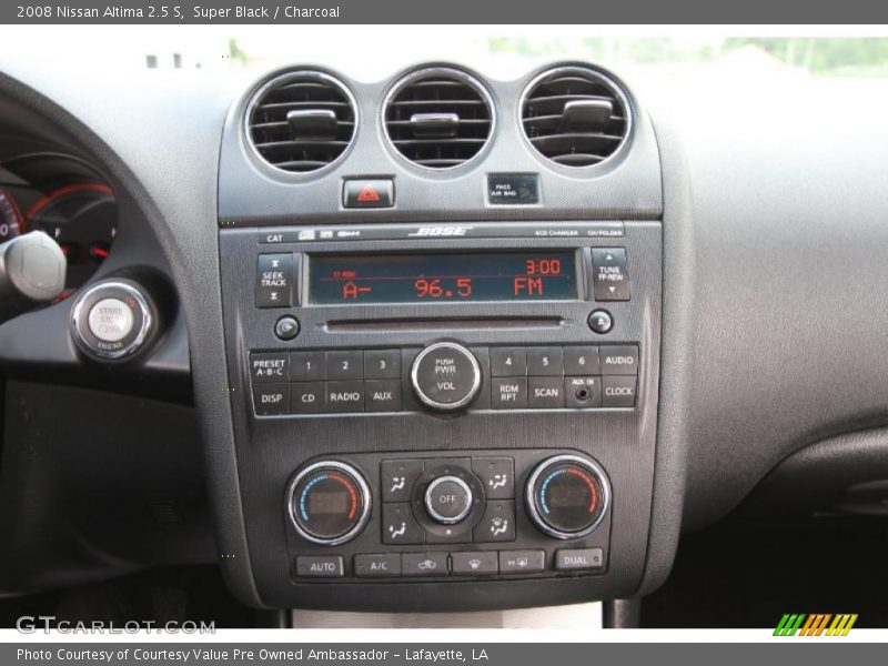Controls of 2008 Altima 2.5 S