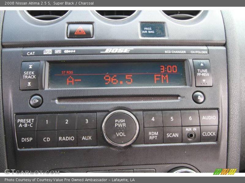 Controls of 2008 Altima 2.5 S