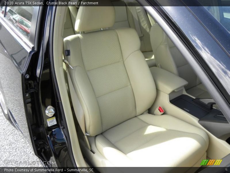 Crystal Black Pearl / Parchment 2010 Acura TSX Sedan