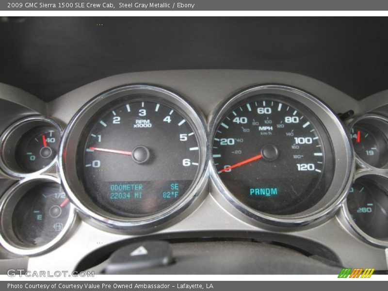  2009 Sierra 1500 SLE Crew Cab SLE Crew Cab Gauges