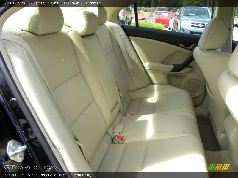 Crystal Black Pearl / Parchment 2010 Acura TSX Sedan