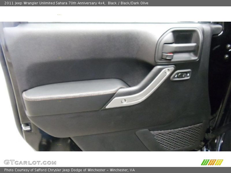 Black / Black/Dark Olive 2011 Jeep Wrangler Unlimited Sahara 70th Anniversary 4x4