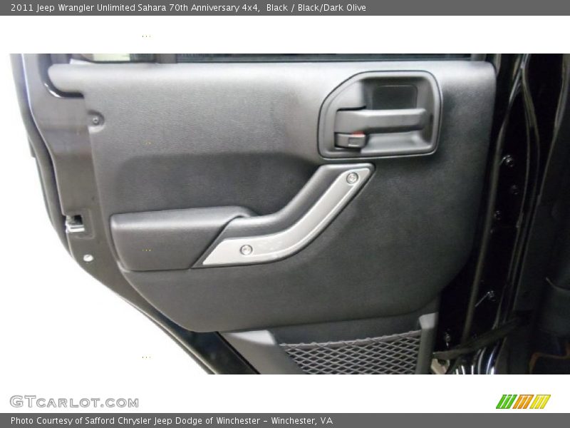 Black / Black/Dark Olive 2011 Jeep Wrangler Unlimited Sahara 70th Anniversary 4x4