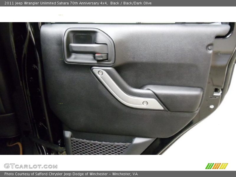 Black / Black/Dark Olive 2011 Jeep Wrangler Unlimited Sahara 70th Anniversary 4x4