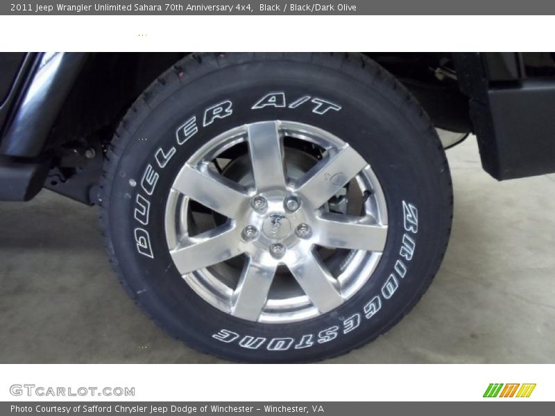  2011 Wrangler Unlimited Sahara 70th Anniversary 4x4 Wheel