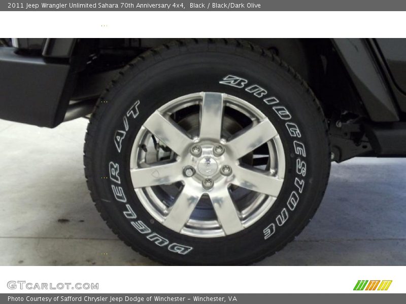  2011 Wrangler Unlimited Sahara 70th Anniversary 4x4 Wheel