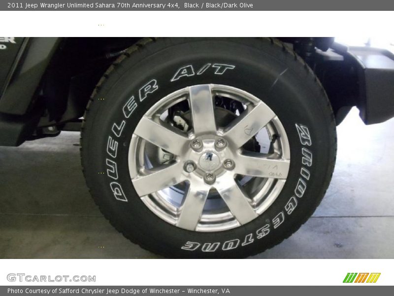  2011 Wrangler Unlimited Sahara 70th Anniversary 4x4 Wheel