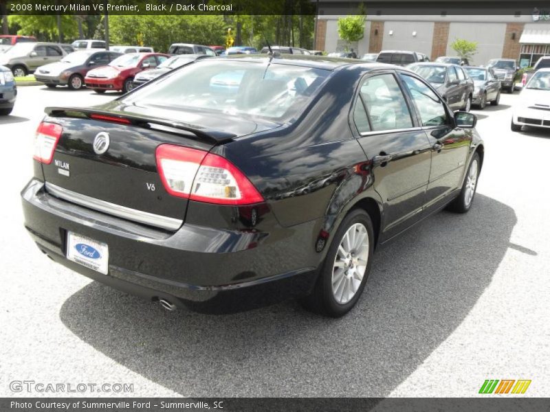 Black / Dark Charcoal 2008 Mercury Milan V6 Premier