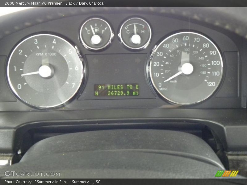  2008 Milan V6 Premier V6 Premier Gauges