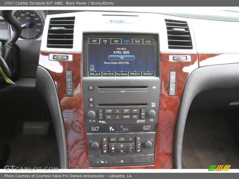 Black Raven / Ebony/Ebony 2007 Cadillac Escalade EXT AWD