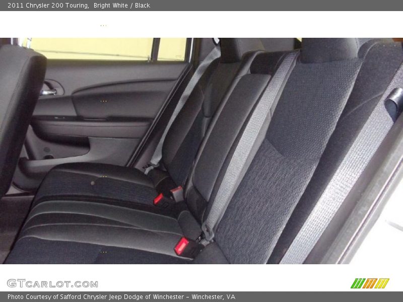 Bright White / Black 2011 Chrysler 200 Touring