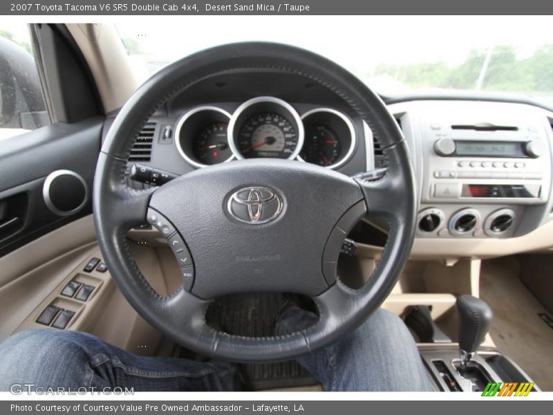 Desert Sand Mica / Taupe 2007 Toyota Tacoma V6 SR5 Double Cab 4x4