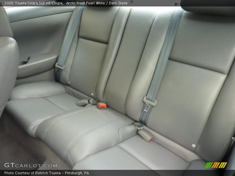 Arctic Frost Pearl White / Dark Stone 2005 Toyota Solara SLE V6 Coupe