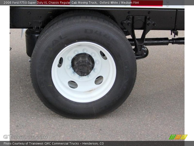  2008 F750 Super Duty XL Chassis Regular Cab Moving Truck Wheel