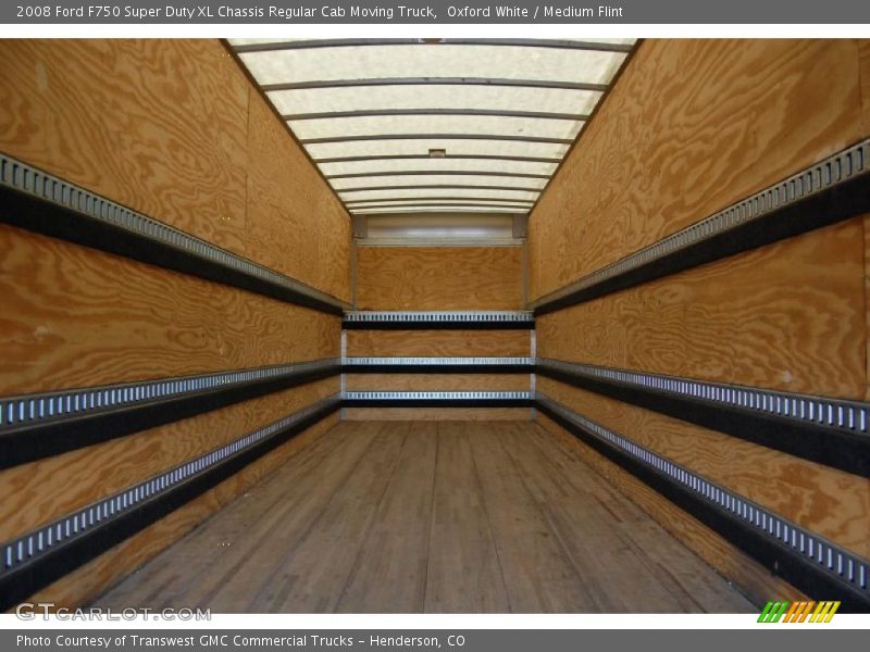  2008 F750 Super Duty XL Chassis Regular Cab Moving Truck Trunk