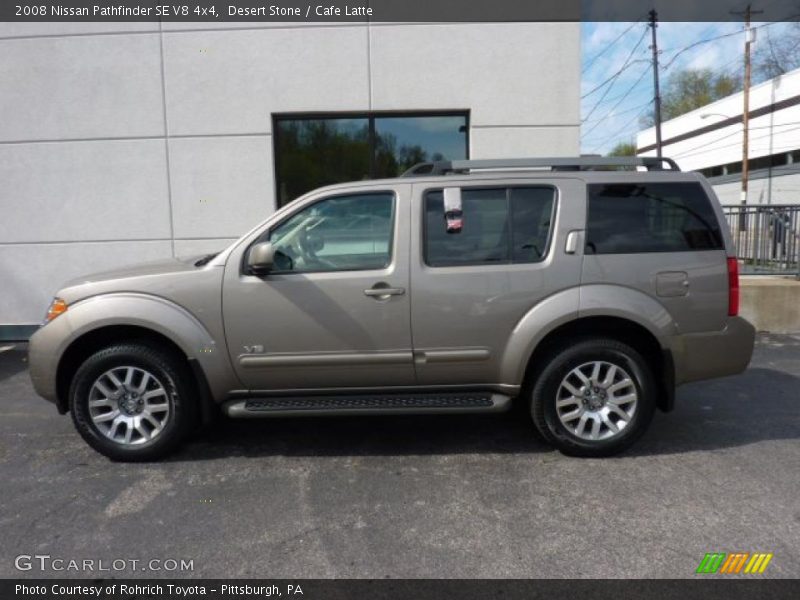 Desert Stone / Cafe Latte 2008 Nissan Pathfinder SE V8 4x4