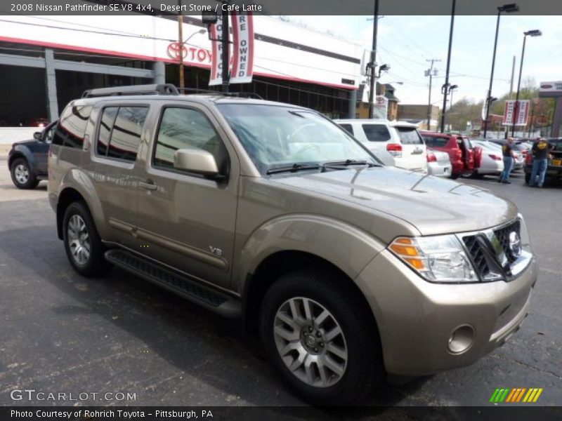 Desert Stone / Cafe Latte 2008 Nissan Pathfinder SE V8 4x4