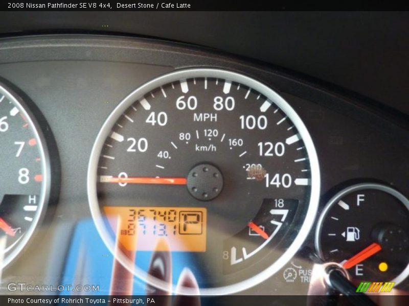 Desert Stone / Cafe Latte 2008 Nissan Pathfinder SE V8 4x4