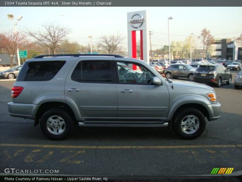 Silver Sky Metallic / Charcoal 2004 Toyota Sequoia SR5 4x4