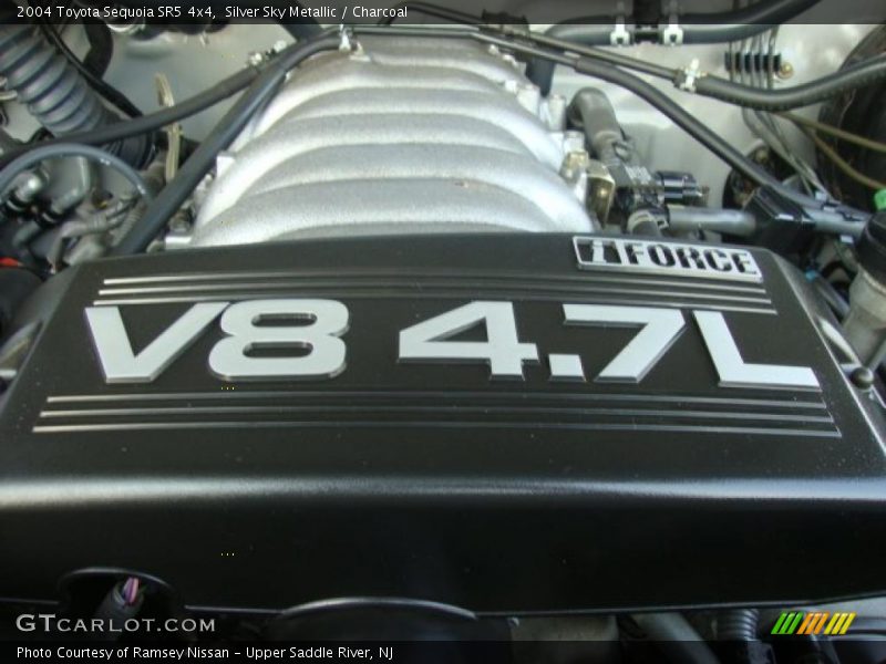 Silver Sky Metallic / Charcoal 2004 Toyota Sequoia SR5 4x4