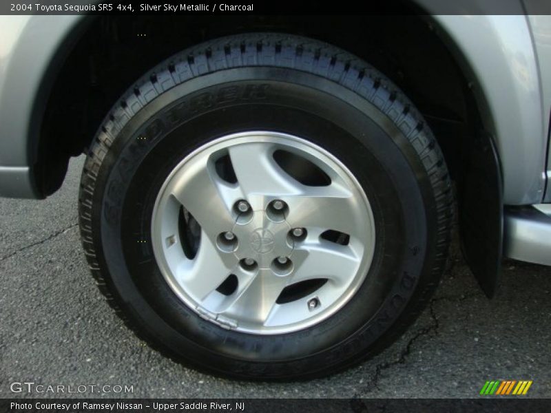 Silver Sky Metallic / Charcoal 2004 Toyota Sequoia SR5 4x4