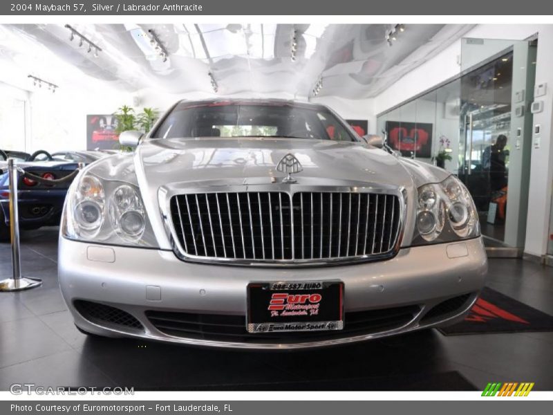 Silver / Labrador Anthracite 2004 Maybach 57