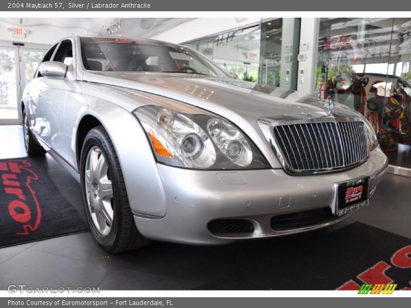 Silver / Labrador Anthracite 2004 Maybach 57