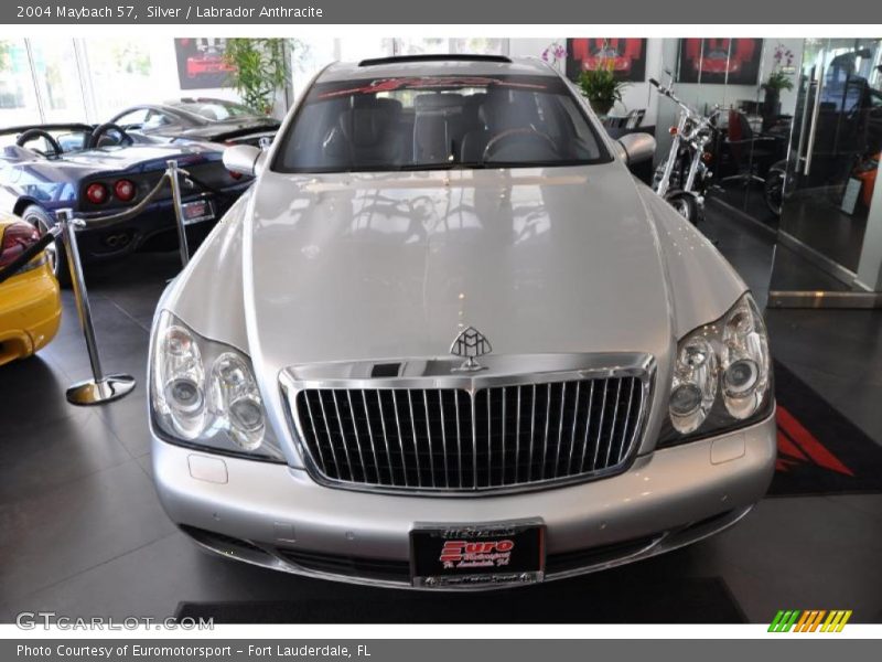 Silver / Labrador Anthracite 2004 Maybach 57