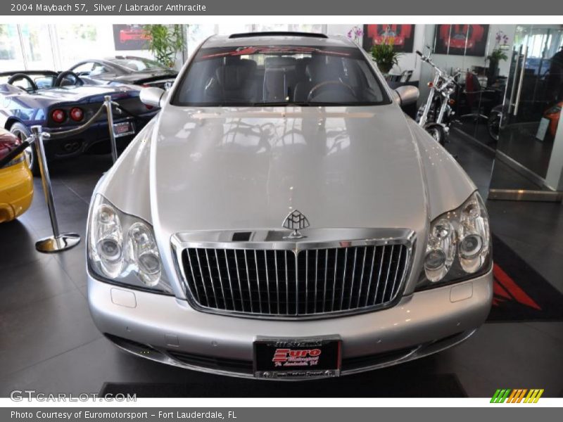 Silver / Labrador Anthracite 2004 Maybach 57