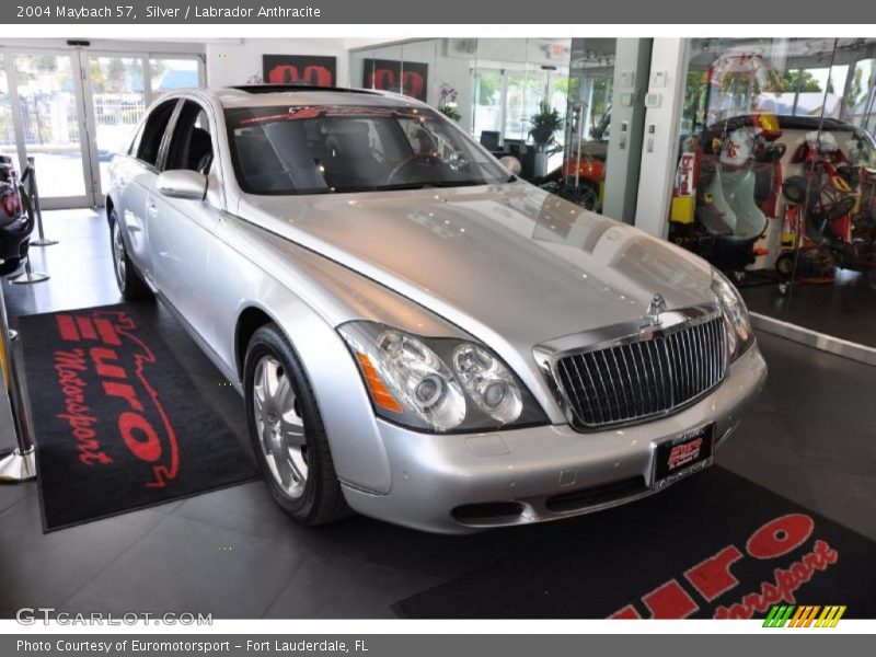 Silver / Labrador Anthracite 2004 Maybach 57