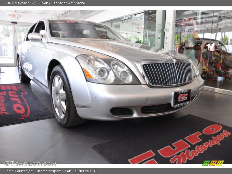 Silver / Labrador Anthracite 2004 Maybach 57